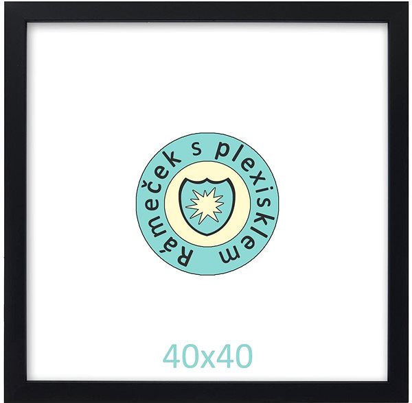 Photo Frame TRADAG Natura 40 x 40 black Screen