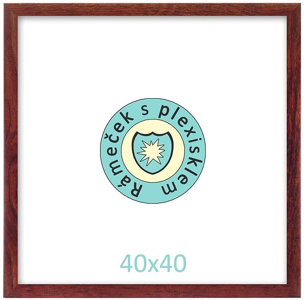 Photo Frame TRADAG Natura 40 x 40 brown Screen