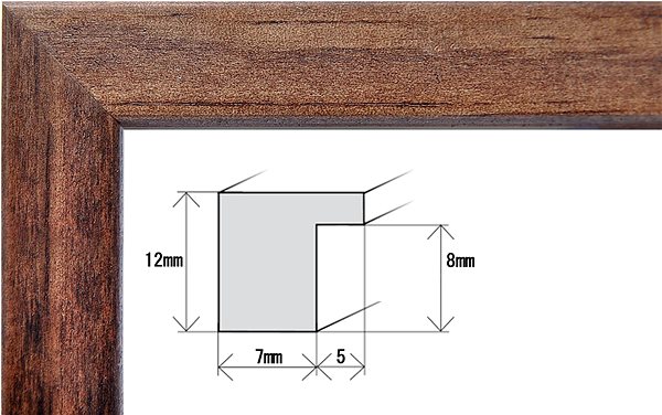 Photo Frame TRADAG Polaris brown 10 x 15 ...