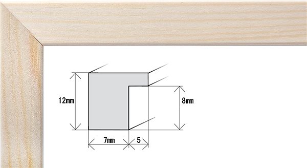 Photo Frame TRADAG Polaris natur 10 x 15 ...