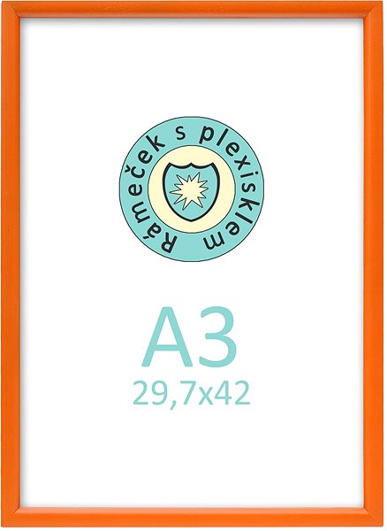 Photo Frame TRADAG Polaris orange 29,7 x 42 /A3/plexi ...