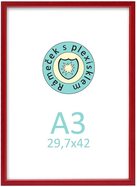 Photo Frame TRADAG Polaris red 29,7 x 42 /A3/plexi ...