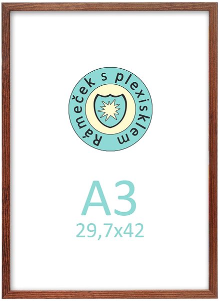Photo Frame TRADAG Polaris brown 29,7 x 42 /A3/ plexi ...