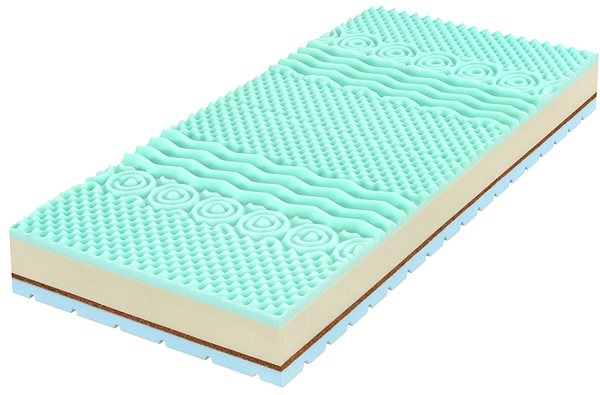 Mattress TROPICO Coconut Hard 20 200x90cm Lateral view