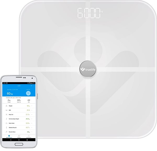 Bathroom Scale TrueLife FitScale W5 BT Features/technology