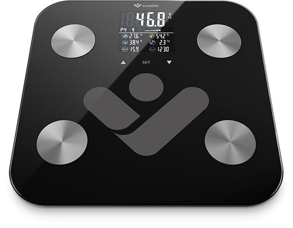 Bathroom Scale TrueLife FitScale W6 BT Black ...