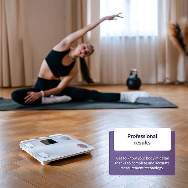 Bathroom Scale TrueLife FitScale W8 BT White ...
