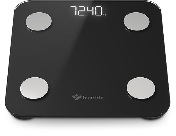 Bathroom Scale TrueLife FitScale W1 BT Black ...