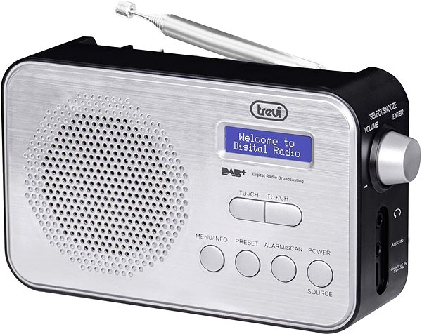 Radio Trevi DAB 7F92 R BK Lateral view