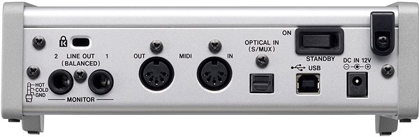 Külső hangkártya Tascam Series 102i Csatlakozási lehetőségek (portok)