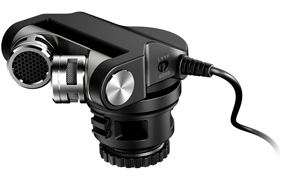 Microphone Tascam TM-2X Lateral view