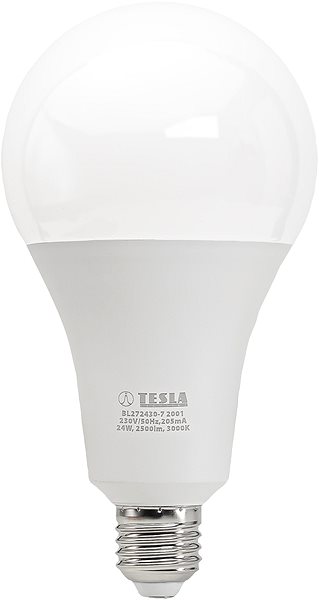 LED žiarovka TESLA LED žiarovka BULB E27, 24 W, teplá biela Screen