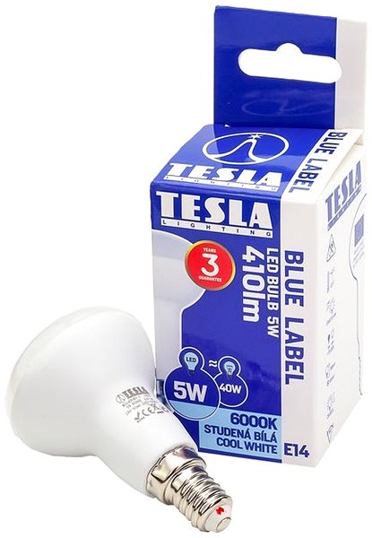 LED žárovka TESLA LED 5W E14 6500K Obsah balení