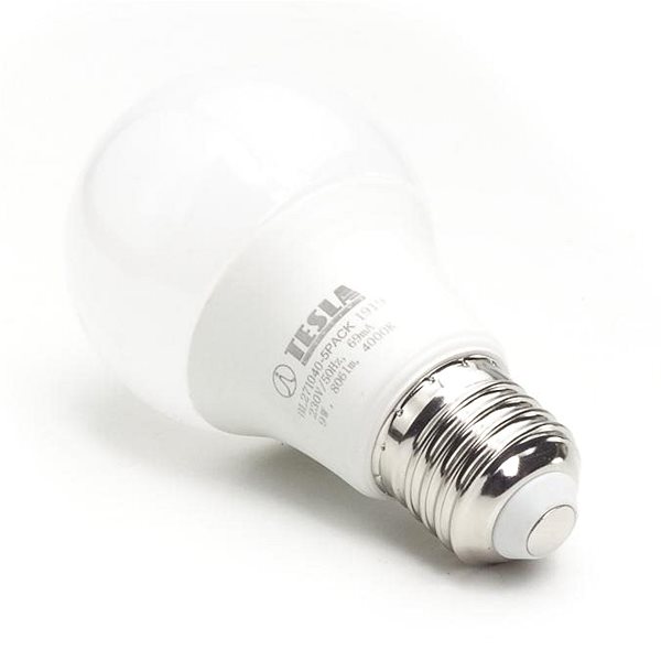 LED izzó TESLA LED izzó E27, 9W, 4000K, napi fehér, 5 db-os csomagolásban Csatlakozási lehetőségek (portok)
