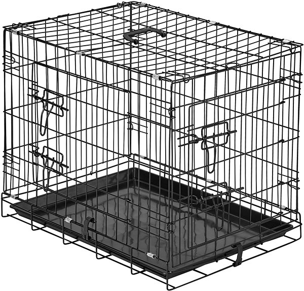 Prepravka pre psa Tectake Transportný box pre psa prenosný, 60 × 44 × 51 cm ...
