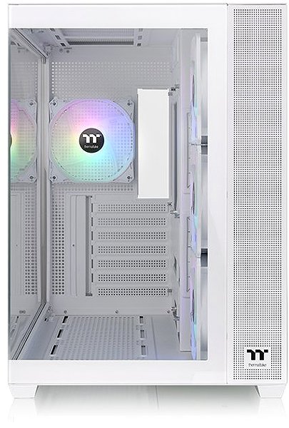 THERMALTAKE View 380 TG ARGB White computer case.