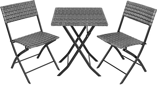Garden furniture TecTake Trevi, grey .