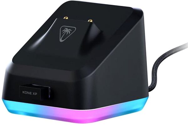 Bundle Turtle Beach KONE XP Air + RGB Rapid charging station, black gaming mouse.