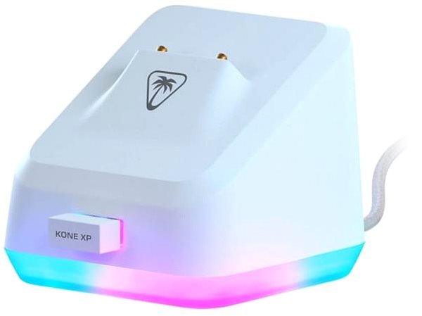 Bundle Turtle Beach KONE XP Air + RGB rapid charging station, white gaming mouse.
