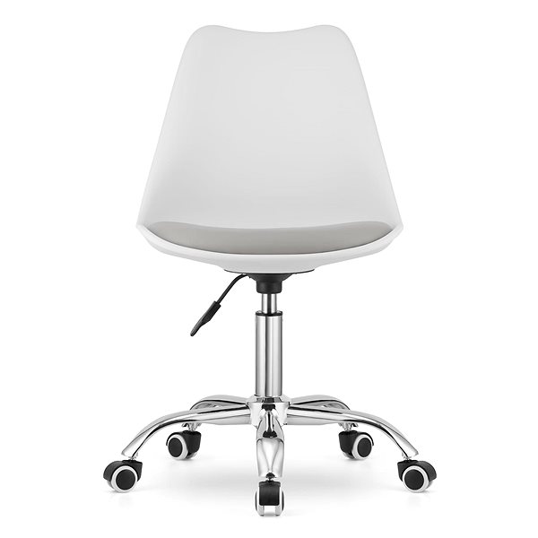 Office Chair Textilomanie Pansy, white-grey ...