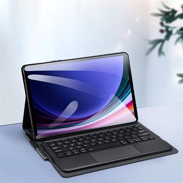 Tablet-Hülle DUX DUCIS TK Case mit Tastatur für Samsung Galaxy Tab S9, schwarz ...