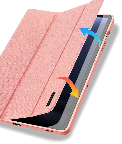Tablet-Hülle DUX DUCIS Domo Tasche für Samsung Galaxy Tab S9 FE Plus, rosa ...