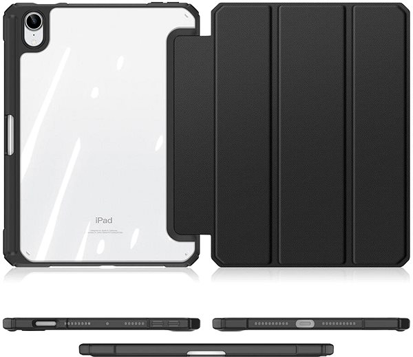 Tablet-Hülle DUX DUCIS Toby Series Tasche für iPad mini 2021, schwarz ...