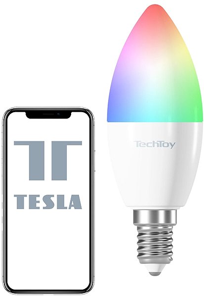 LED-Birne TechToy Smart Glühbirne RGB 6 Watt E14 ZigBee 3er Set ...