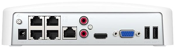 Sieťový rekordér Tenda N6P-4H Video PoE Security NVR 4K UHD – sieťový 4-kanálový 4 K NVR rekordér , H.265+, 3840 × 2160 ...