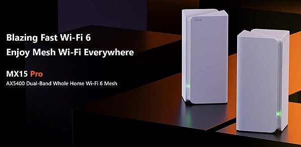 WiFi System Tenda Nova MX15 Pro (2-pack) AX5400 WiFi6 Mesh router ...