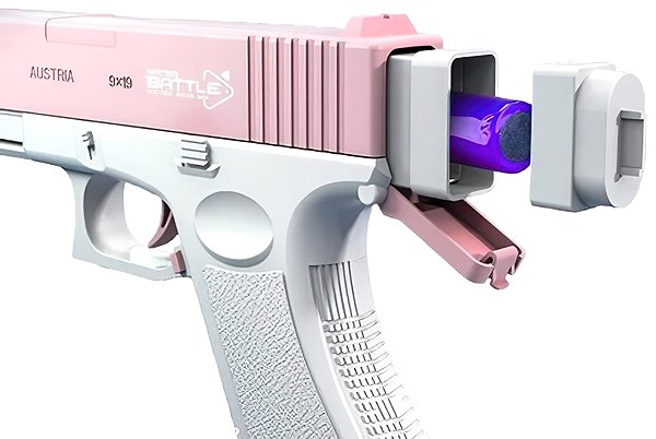 Vodní pistole Toybit Automatická vodní pistole Spray se zásobníky, růžová ...