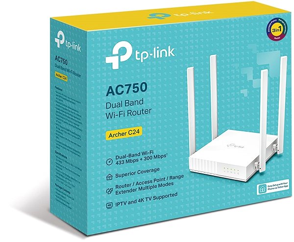 WiFi Router TP-Link Archer C24 Packaging/box