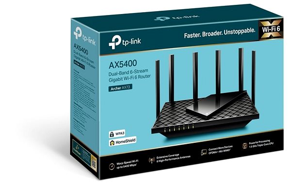 WiFi router TP-Link Archer AX73 Obal/škatuľka
