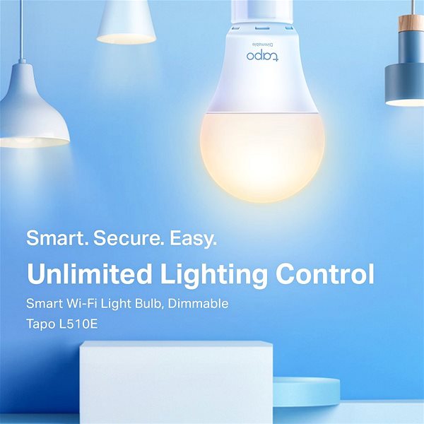 LED Bulb TP-LINK Tapo L510E, Smart WiFi Bulb Lifestyle
