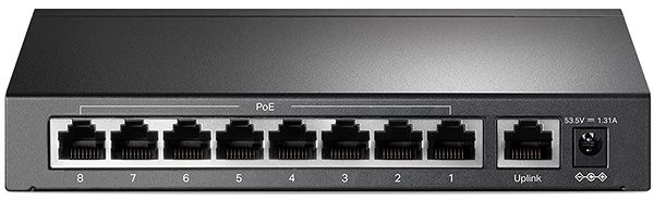 Switch TP-Link TL-SF1009P Anschlussmöglichkeiten (Ports)