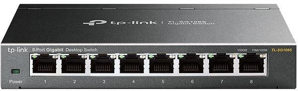Switch TP-Link TL-SG108S Možnosti pripojenia (porty)