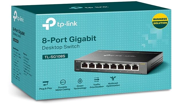 Switch TP-Link TL-SG108S Verpackung/Box