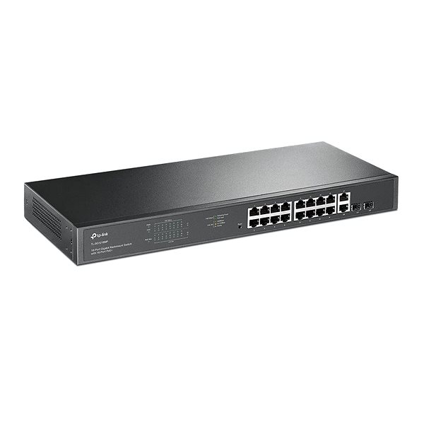 Switch TP-Link TL-SG1218MP Lateral view