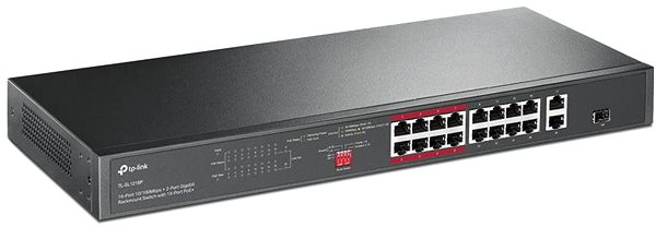 Switch TP-Link TL-SL1218P Lateral view