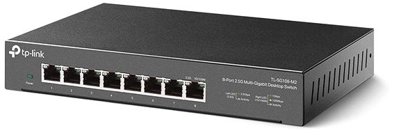 Switch TP-Link TL-SG108-M2 Seitlicher Anblick