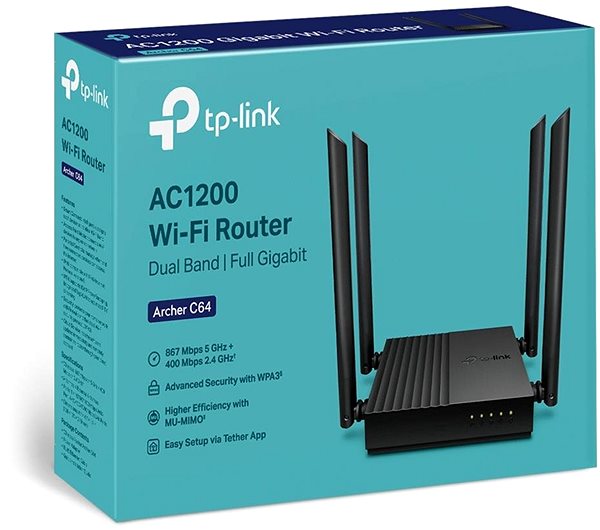 WiFi Router TP-Link Archer C64 Packaging/box