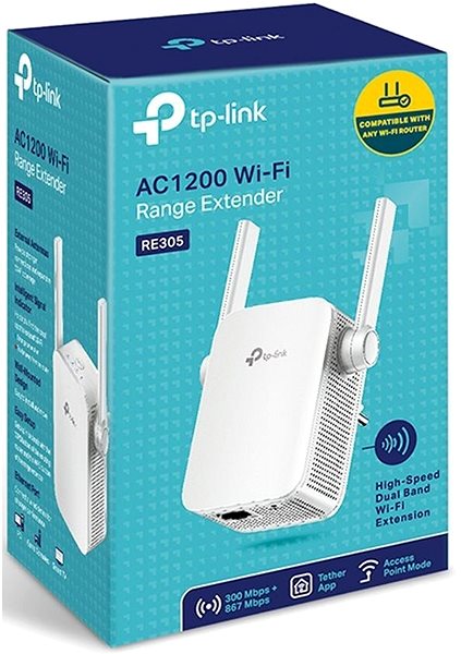 WiFi Router TP-Link Archer C6 + RE305 (Router + Extender) Packaging/box