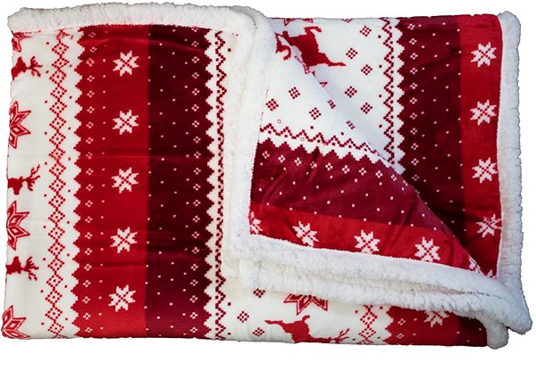 Deka Home Elements mikroflanelová deka s beránkem 150 × 200 cm sobíci ...