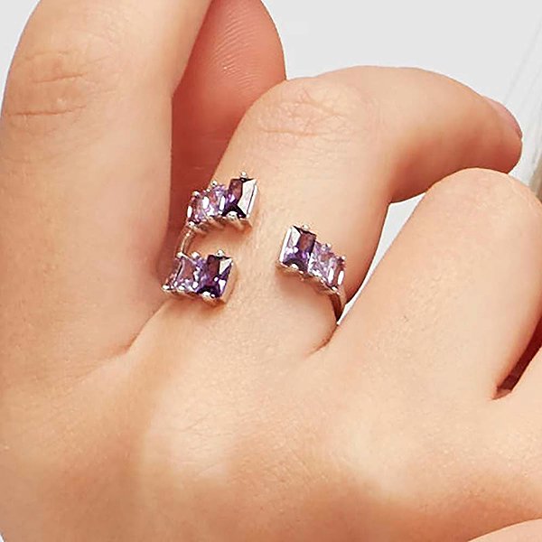 BROSWAY Fancy Magic Purple FMP17A ring, size 52 (Ag 925/1000, 3.3g).