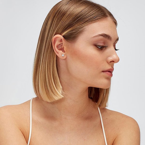 BROSWAY Single Fancy Infinite White FIW07 earring 1pc (Ag 925/1000, 7g) .