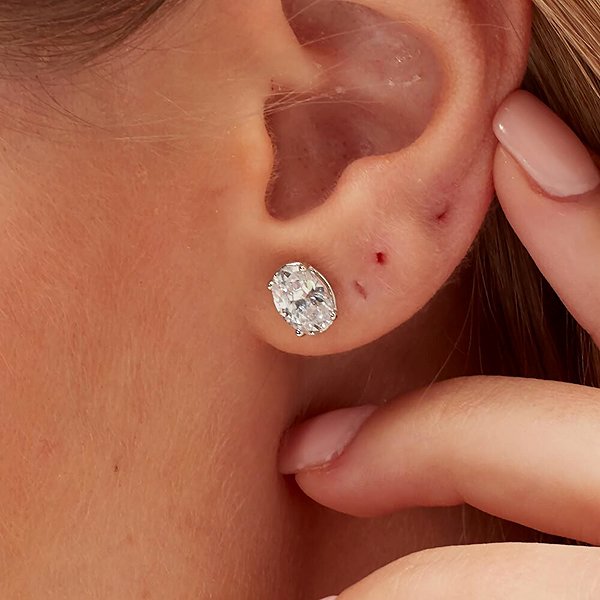 BROSWAY Single Fancy Infinite White FIW08 earrings 1 pc (Ag 925/1000, 7g).
