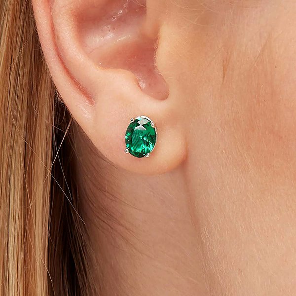 BROSWAY Single Fancy Life Green FLG05 earring 1 pc (Ag 925/1000, 1g) .