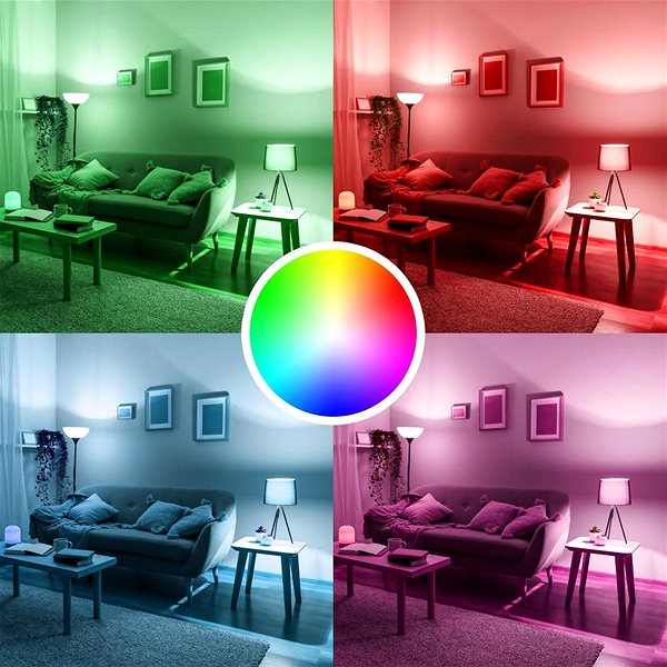 LED Bulb Trust Smart WiFi LED RGB & White Ambience Candle E14 - Coloured Features/technology