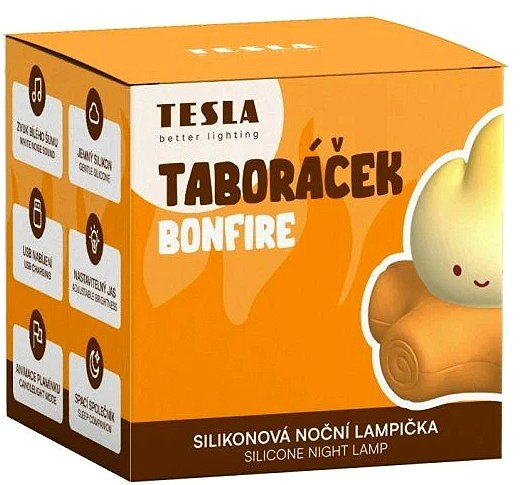 Nachtlicht Tesla Silikon-Nachtlampe - Lagerfeuer ...