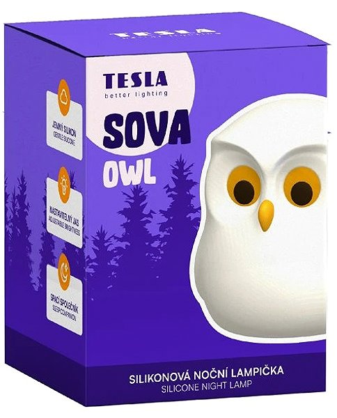 Nachtlicht Tesla Silikonnachtlicht - Eule ...